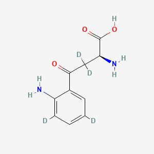 molecular formula C10H12N2O3 B12427847 L-Kynurenine-d4 