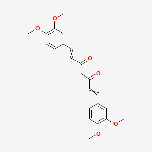 molecular formula C23H24O6 B12427871 1,7-Bis(3,4-dimethoxyphenyl)hepta-1,6-diene-3,5-dione 