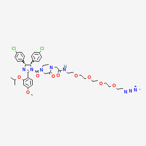 Nutlin-C1-amido-PEG4-C2-N3