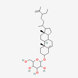 molecular formula C35H58O6 B12427936 (3beta,24S)-Stigmasta-5,25-dien-3-yl beta-D-glucopyranoside; (24S)-Ethylcholesta-5,25-dien-3-O-beta-glucoside; Clerosterol 3-O-beta-D-glucopyranoside; Clerosterol 3-O-beta-D-glucoside 