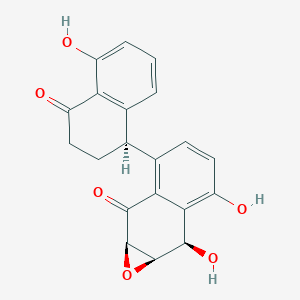 molecular formula C20H16O6 B1242795 枝孢霉素 