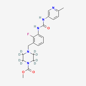 molecular formula C20H24FN5O3 B12427965 Omecamtiv mecarbil-d8 