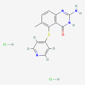 molecular formula C14H14Cl2N4OS B12427971 Nolatrexed-d4 (dihydrochloride) 