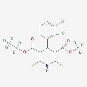 molecular formula C18H19Cl2NO4 B12427983 rac Felodipine-d8 