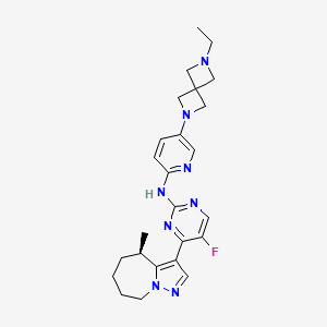 molecular formula C25H31FN8 B12427994 Cdk4/6-IN-3 