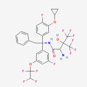 molecular formula C30H24F12N2O4 B12428004 Cetp-IN-3 CAS No. 939391-31-8