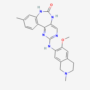 molecular formula C23H24N6O2 B12428009 Tnk2-IN-1 