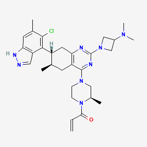 molecular formula C30H39ClN8O B12428014 KRAS inhibitor-4 