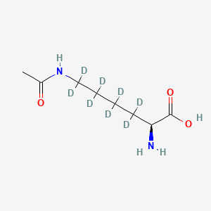 molecular formula C8H16N2O3 B12428016 Nepsilon-acetyl-L-lysine-d8 