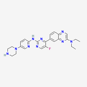 molecular formula C25H28FN9 B12428018 Cdk6/pim1-IN-1 