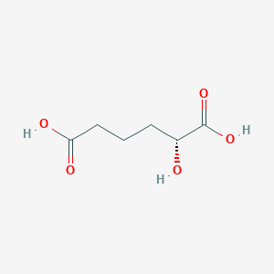 molecular formula C6H10O5 B1242805 (R)-2-羟基己二酸 CAS No. 77252-44-9