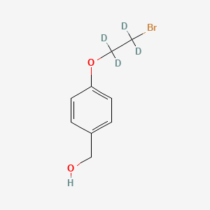 4-(2-Bromoethoxy)benzenemethanol-d4