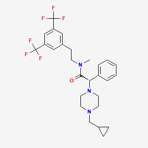 molecular formula C27H31F6N3O B1242814 菲戈匹坦 CAS No. 502422-74-4