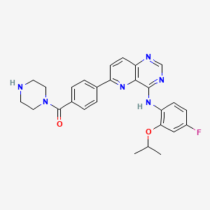 molecular formula C27H27FN6O2 B12428144 Mnk/pim-IN-1 