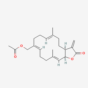 molecular formula C22H30O4 B1242820 Lobocrassolide 