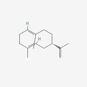 molecular formula C15H24 B1242823 (-)-Germacrene A CAS No. 28387-44-2