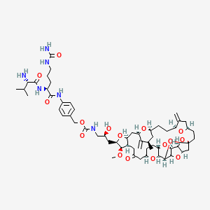 molecular formula C59H86N6O16 B12428233 VCP-Eribulin 