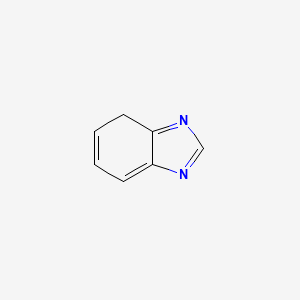 molecular formula C7H6N2 B1242824 4H-苯并咪唑 CAS No. 36579-63-2