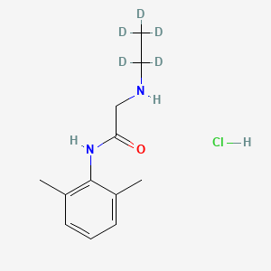 molecular formula C12H19ClN2O B12428240 Nor Lidocaine-d5 Hydrochloride 