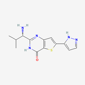 molecular formula C13H15N5OS B12428272 Cdc7-IN-17 