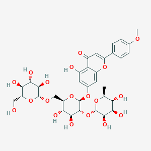 Fortunellin-6''-beta-D-glucopyranoside (Acacetin-7-O-[2''-O-rhamnosyl-6''-O-glucosyl]-glucoside)