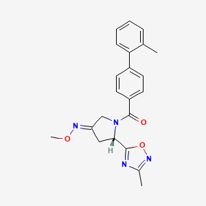 molecular formula C22H22N4O3 B12428299 OT antagonist 1 