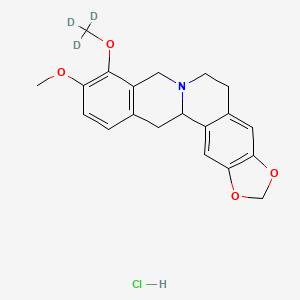 molecular formula C20H22ClNO4 B12428302 Canadine-d3 Hydrochloride 