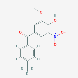 molecular formula C15H13NO5 B12428306 3-O-Methyltolcapone D7 