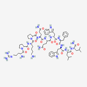 L-Leucinamide, D-arginyl-L-prolyl-L-lysyl-L-prolyl-L-glutaminyl-L-glutaminyl-D-tryptophyl-L-phenylalanyl-D-tryptophyl-L-leucyl-