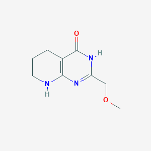 2-(methoxymethyl)-3H,4H,5H,6H,7H,8H-pyrido[2,3-d]pyrimidin-4-one