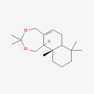 Naphtho[1,2-e][1,3]dioxepin, 1,5,7,7a,8,9,10,11,11a,11b-decahydro-3,3,8,8,11a-pentamethyl-, (7aS,11aS,11bR)-