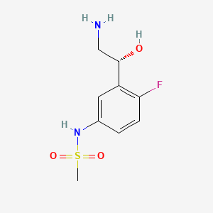 molecular formula C9H13FN2O3S B1242840 Garomefrine CAS No. 137431-02-8