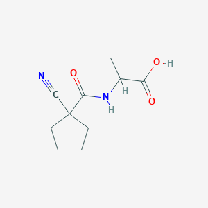 2-[(1-Cyanocyclopentyl)formamido]propanoic acid