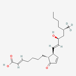 molecular formula C22H34O4 B12428527 10,11-Dehydroxy Limaprost-d3 