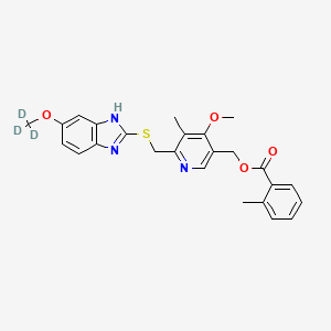 o-Toluoyl-5-hydroxy Omeprazole Sulfide-d3