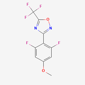 3-(2,6-Difluoro-4-methoxyphenyl)-5-(trifluoromethyl)-1,2,4-oxadiazole