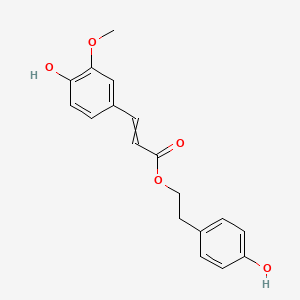 2-(4-hydroxyphenyl)ethyl (2E)-3-(4-hydroxy-3-methoxyphenyl)prop-2-enoate