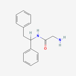 molecular formula C16H18N2O B1242867 2-Amino-N-(1,2-diphenylethyl)acetamide CAS No. 135252-02-7