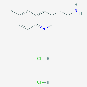 molecular formula C12H16Cl2N2 B12428699 2-(6-Methylquinolin-3-yl)ethan-1-amine dihydrochloride 