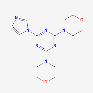 2-(1-Imidazolyl)-4,6-dimorpholino-1,3,5-triazine