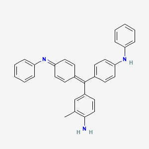 4-((4-Amino-3-methylphenyl)(4-(phenylimino)cyclohexa-2,5-dien-1-ylidene)methyl)-N-phenylaniline