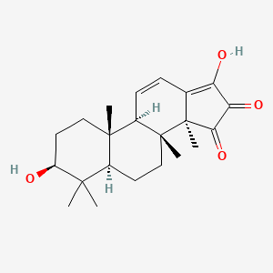 molecular formula C22H30O4 B1242888 Palbinone CAS No. 139954-00-0
