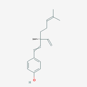 4-[(3S)-3-ethenyl-3,7-dimethylocta-1,6-dienyl]phenol