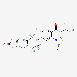 molecular formula C21H20FN3O6S B12428909 Prulifloxacin-d8 