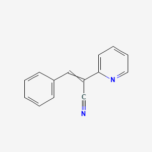 3-Phenyl-2-(pyridin-2-yl)acrylonitrile