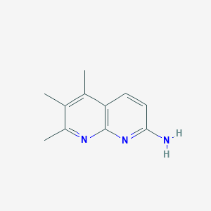 5,6,7-Trimethyl-1,8-naphthyridin-2-amine