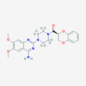 molecular formula C23H25N5O5 B12428954 (S)-(+)-Doxazosin-d8 