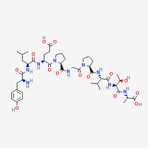 molecular formula C44H67N9O14 B12428955 H-Tyr-Leu-Glu-Pro-Gly-Pro-Val-Thr-Ala-OH 