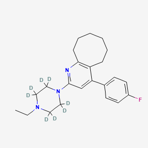 molecular formula C23H30FN3 B12429005 Blonanserin D8 