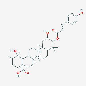 1,11-Dihydroxy-10-[3-(4-hydroxyphenyl)prop-2-enoyloxy]-1,2,6a,6b,9,9,12a-heptamethyl-2,3,4,5,6,6a,7,8,8a,10,11,12,13,14b-tetradecahydropicene-4a-carboxylic acid